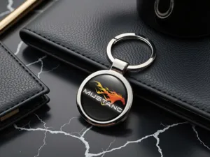 Personalized Keychain Photo Domed Style